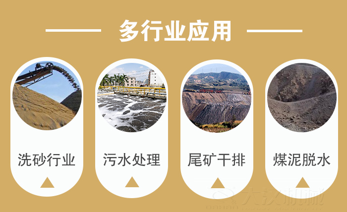 礦用直線振動(dòng)篩適用行業(yè)：洗砂行業(yè)，污水處理，尾礦干排，煤泥脫水。